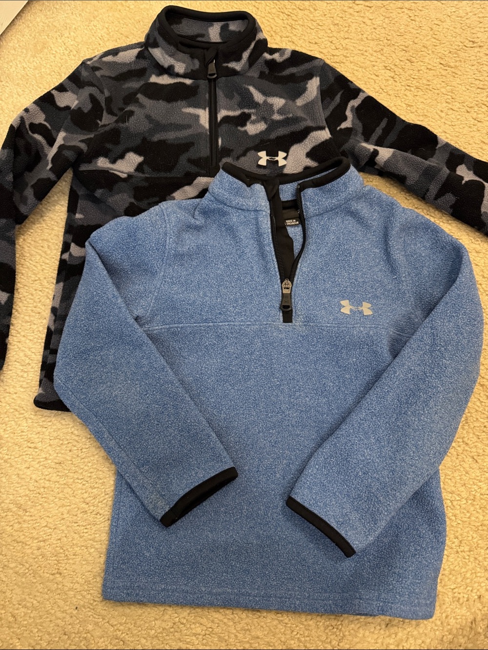 Under Armour Boys Quarter Zip Sweaters— Set of 2